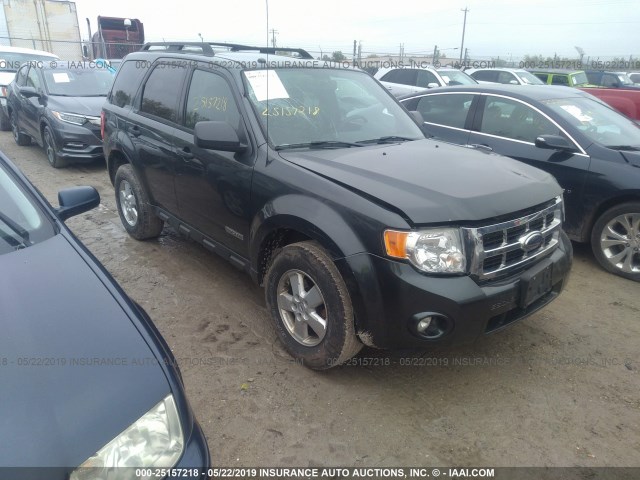 1FMCU03Z58KD57536 - 2008 FORD ESCAPE XLT GRAY photo 1