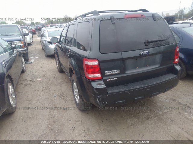 1FMCU03Z58KD57536 - 2008 FORD ESCAPE XLT GRAY photo 3