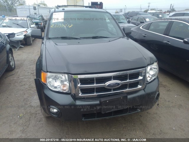 1FMCU03Z58KD57536 - 2008 FORD ESCAPE XLT GRAY photo 6