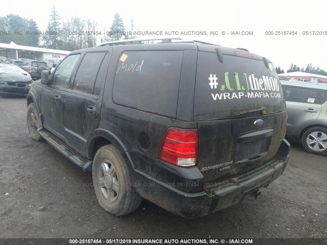 1FMFU20596LA02628 - 2006 FORD EXPEDITION LIMITED BLACK photo 3