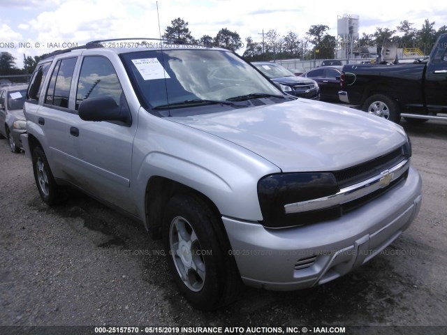 1GNDS13S862349426 - 2006 CHEVROLET TRAILBLAZER LS/LT SILVER photo 1