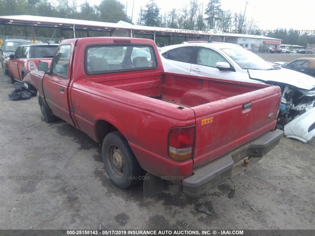 1FTCR10A2SUB68705 - 1995 FORD RANGER RED photo 3