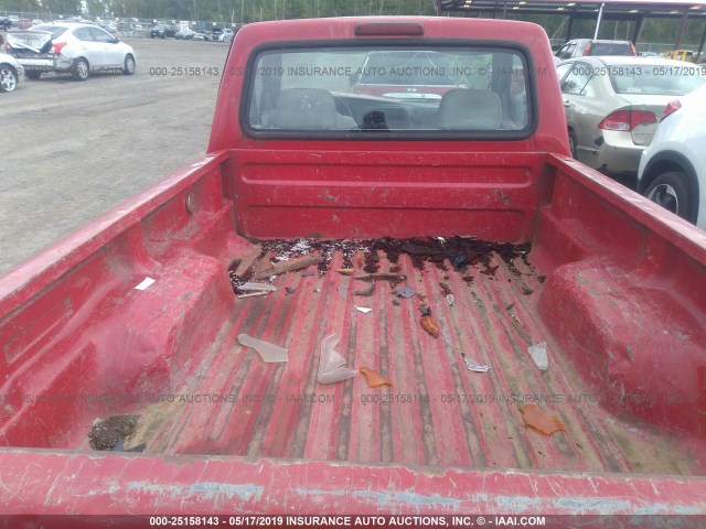 1FTCR10A2SUB68705 - 1995 FORD RANGER RED photo 8