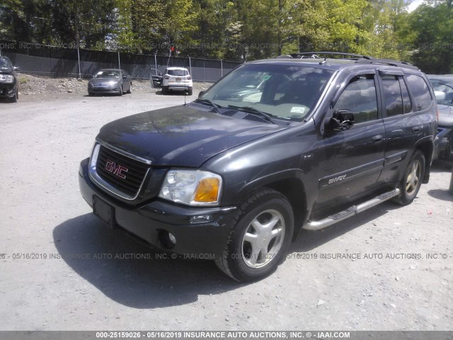 1GKDT13S552124017 - 2005 GMC ENVOY GRAY photo 2