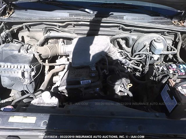 5TETX22N48Z580684 - 2008 TOYOTA TACOMA ACCESS CAB ოქროსფერი ფოტო 10