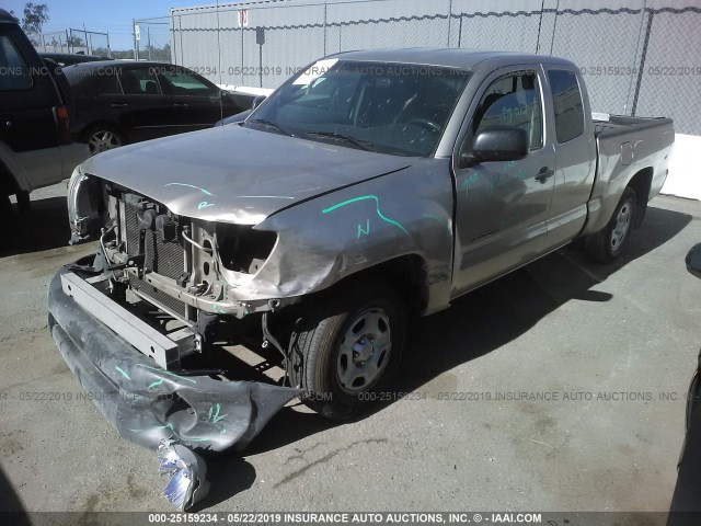 5TETX22N48Z580684 - 2008 TOYOTA TACOMA ACCESS CAB ოქროსფერი ფოტო 2
