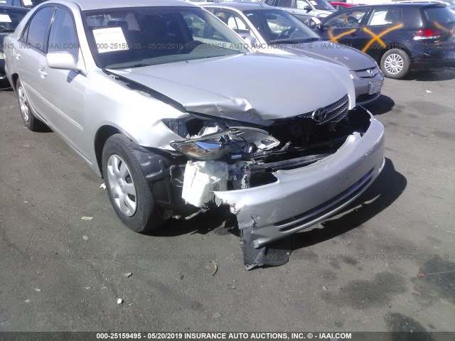 4T1BE32K43U749287 - 2003 TOYOTA CAMRY LE/XLE/SE SILVER photo 6