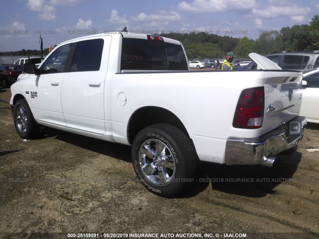 1C6RR7LT3KS589605 - 2019 RAM 1500 CLASSIC  WHITE photo 3