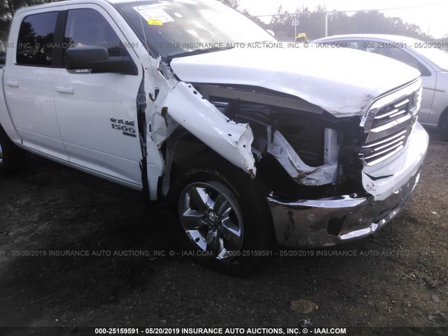 1C6RR7LT3KS589605 - 2019 RAM 1500 CLASSIC  WHITE photo 6