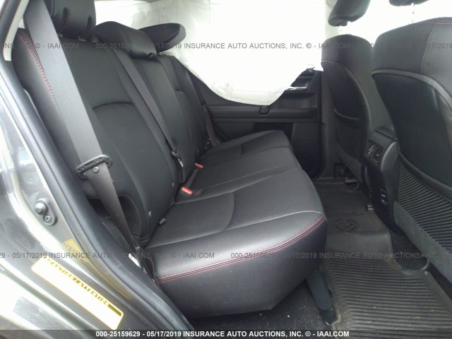 JTEBU5JR7J5522048 - 2018 TOYOTA 4RUNNER SR5 PREM/LTDL/TRAIL/TRD GRAY photo 8