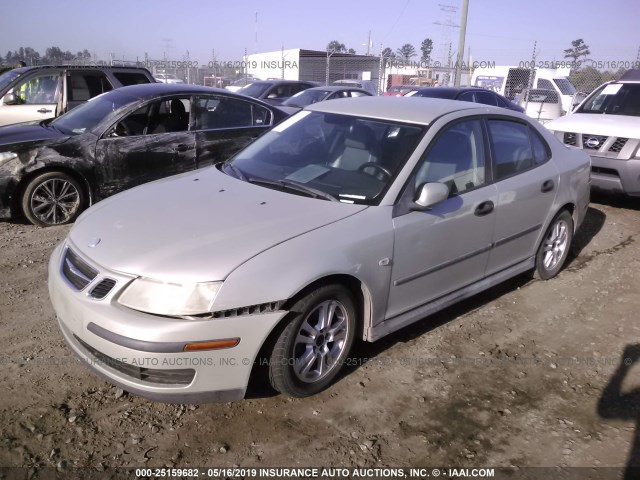 YS3FB49S651006671 - 2005 SAAB 9-3 LINEAR BEIGE photo 2