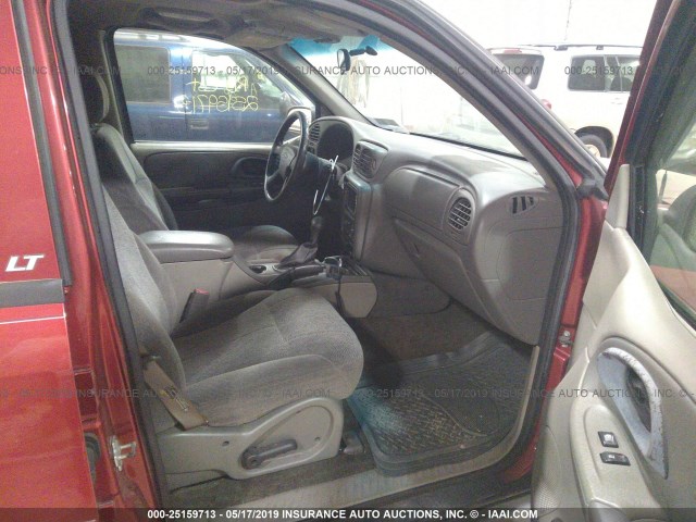 1GNDT13S142407287 - 2004 CHEVROLET TRAILBLAZER LS/LT RED photo 5