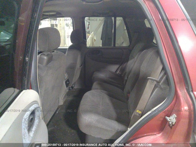 1GNDT13S142407287 - 2004 CHEVROLET TRAILBLAZER LS/LT RED photo 8