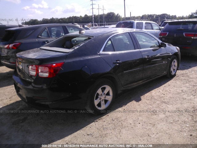 1G11B5SL5EF165557 - 2014 CHEVROLET MALIBU LS BLACK photo 4