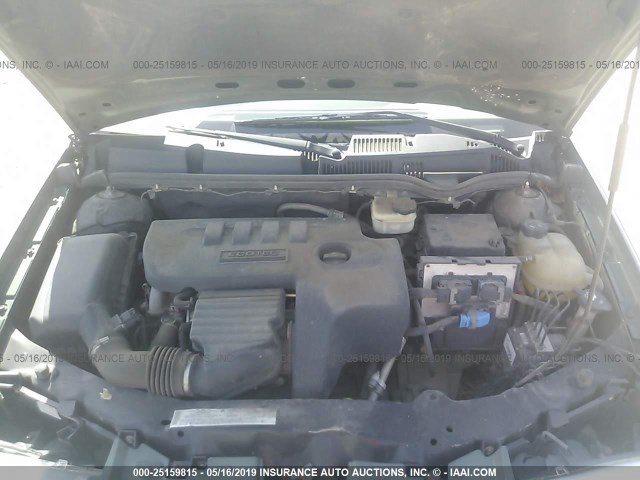 1G8AJ58F46Z165474 - 2006 SATURN ION LEVEL 2 GREEN photo 10