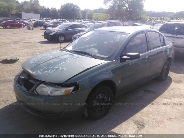 1G8AJ58F46Z165474 - 2006 SATURN ION LEVEL 2 GREEN photo 2