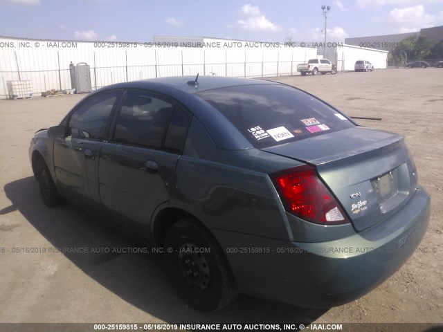 1G8AJ58F46Z165474 - 2006 SATURN ION LEVEL 2 GREEN photo 3