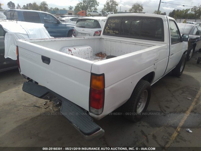 1N6SD11S7MC331274 - 1991 NISSAN TRUCK SHORT WHEELBASE WHITE photo 4