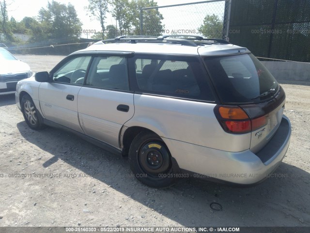 4S3BH675147643055 - 2004 SUBARU LEGACY OUTBACK AWP 银色 照片 3