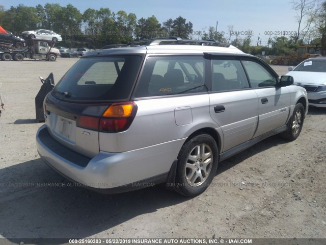 4S3BH675147643055 - 2004 SUBARU LEGACY OUTBACK AWP 银色 照片 4
