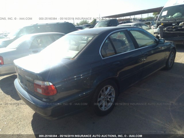WBADT43453G024799 - 2003 BMW 525 I AUTOMATIC BLUE photo 4