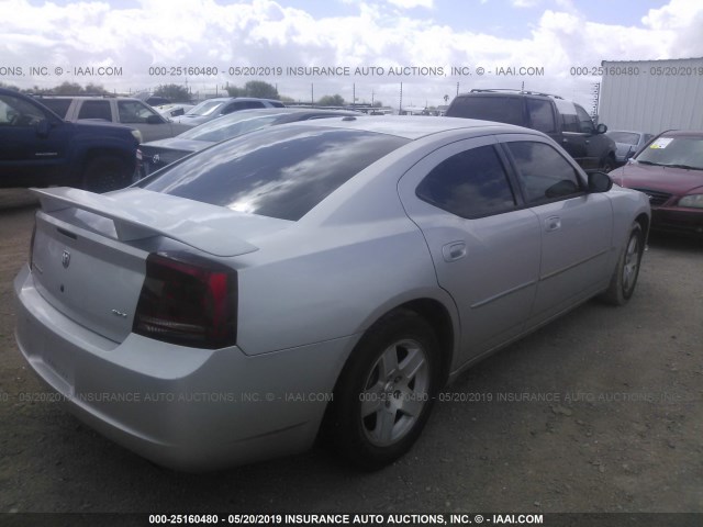 2B3KA43G06H406145 - 2006 DODGE CHARGER SE/SXT SILVER photo 4