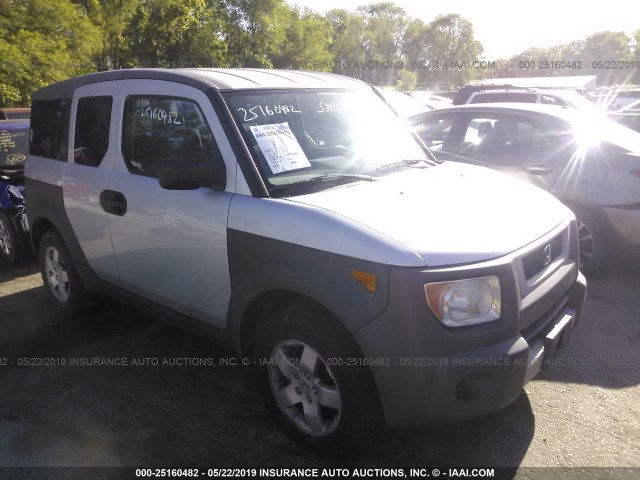 5J6YH28514L017430 - 2004 HONDA ELEMENT EX SILVER photo 1