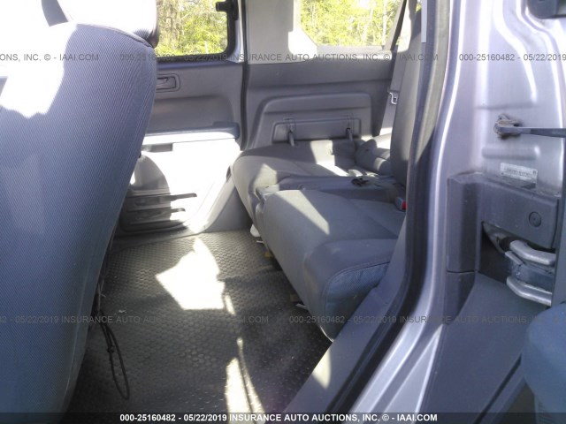 5J6YH28514L017430 - 2004 HONDA ELEMENT EX SILVER photo 8