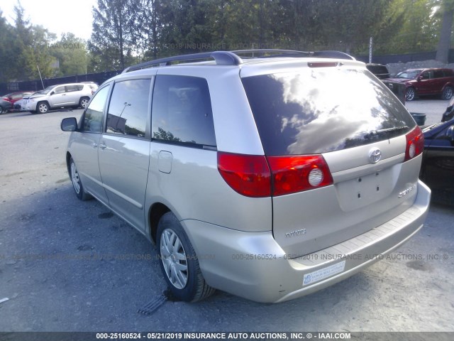 5TDZK23C87S063647 - 2007 TOYOTA SIENNA CE/LE GRAY photo 3