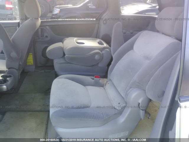 5TDZK23C87S063647 - 2007 TOYOTA SIENNA CE/LE GRAY photo 8