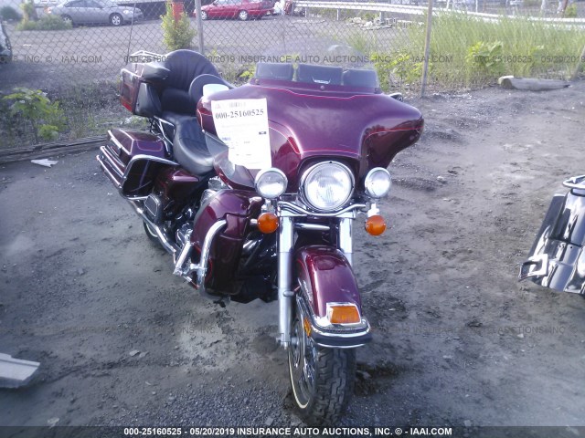1HD1FCW122Y642646 - 2002 HARLEY-DAVIDSON FLHTCUI MAROON photo 1