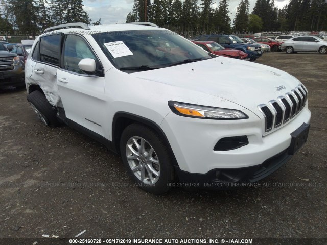 1C4PJLCB6HD236263 - 2017 JEEP CHEROKEE LATITUDE WHITE photo 1