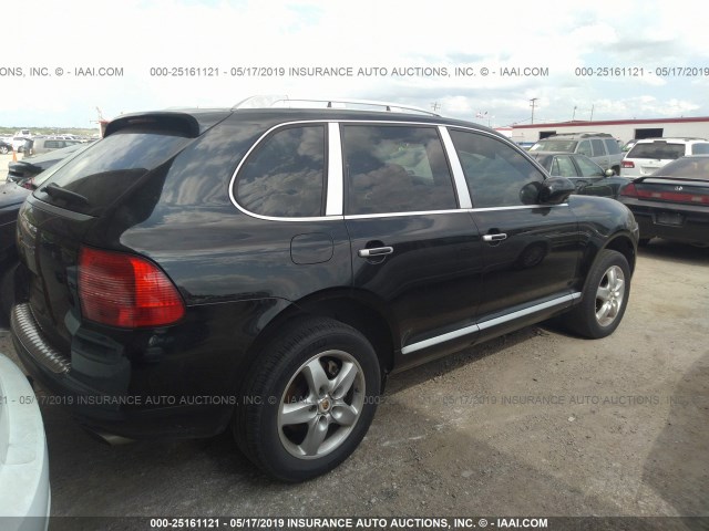 WP1AB29P46LA67250 - 2006 PORSCHE CAYENNE S BLACK photo 4