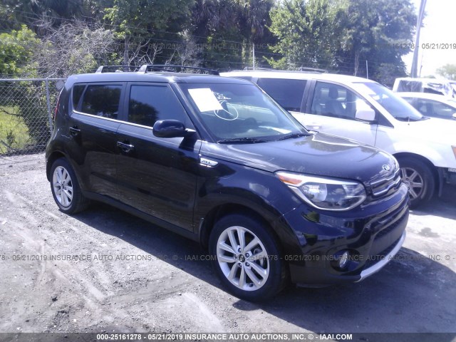 KNDJP3A58J7552561 - 2018 KIA SOUL + BLACK photo 1