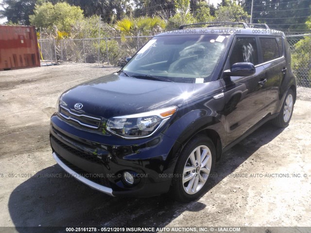 KNDJP3A58J7552561 - 2018 KIA SOUL + BLACK photo 2