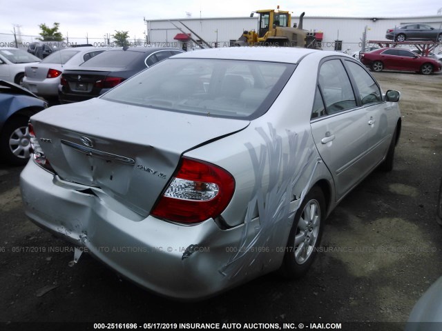 4T1BE30K04U315369 - 2004 TOYOTA CAMRY LE/XLE/SE GRAY photo 4