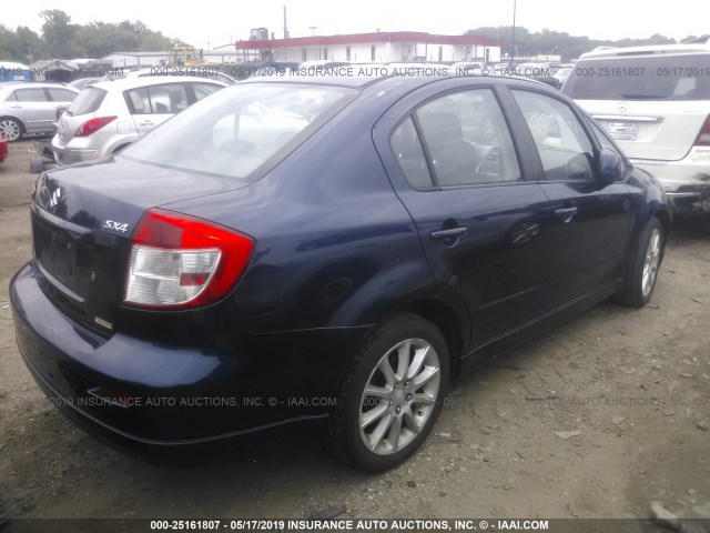 JS2YC414496202262 - 2009 SUZUKI SX4 SPORT BLUE photo 4