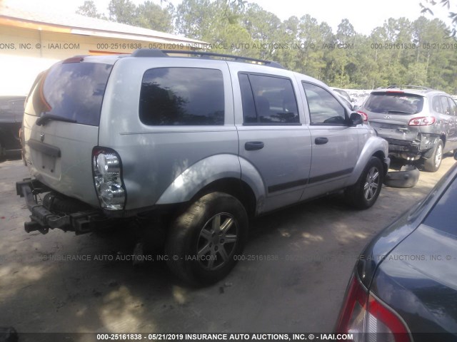 1D8HD38N85F604927 - 2005 DODGE DURANGO ST GRAY photo 4