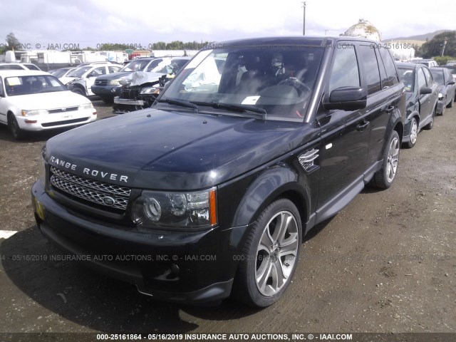 SALSH2E49CA745247 - 2012 LAND ROVER RANGE ROVER SPORT SC BLACK photo 2