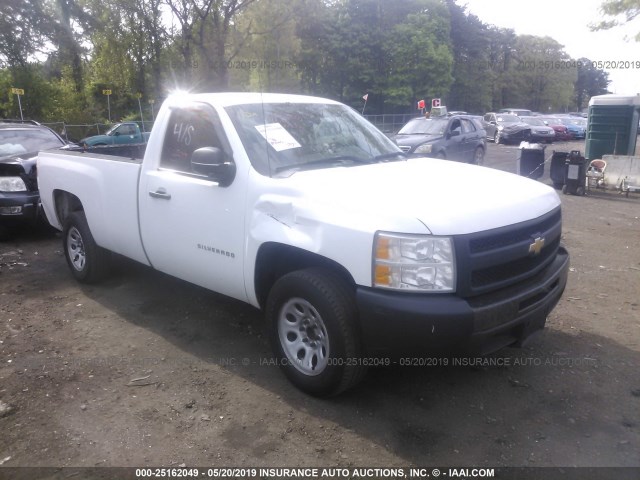 1GCNCPEXXBZ446571 - 2011 CHEVROLET SILVERADO C1500 WHITE photo 1