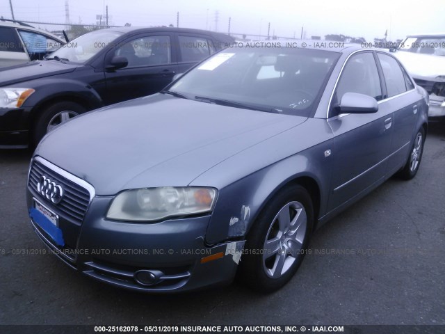 WAUAF78E86A196328 - 2006 AUDI A4 2/TURBO GRAY photo 2