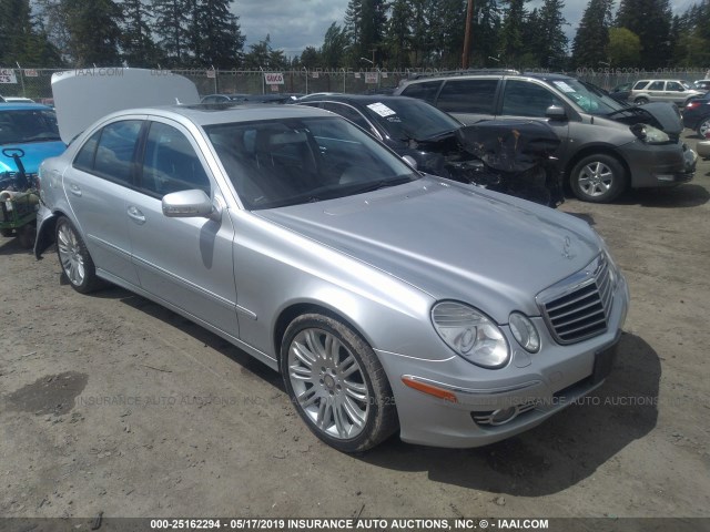 WDBUF72X08B218280 - 2008 MERCEDES-BENZ E 550 SILVER photo 1