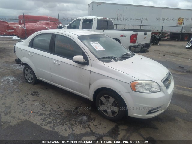 KL1TD56E99B308472 - 2009 CHEVROLET AVEO LS/LT Ақ фото 1