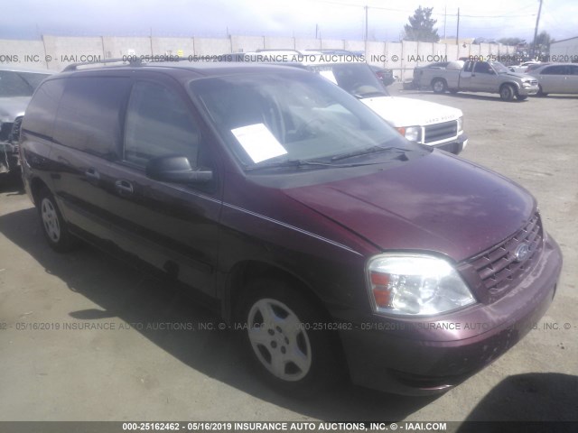 2FMZA51237BA28364 - 2007 FORD FREESTAR SE RED photo 1