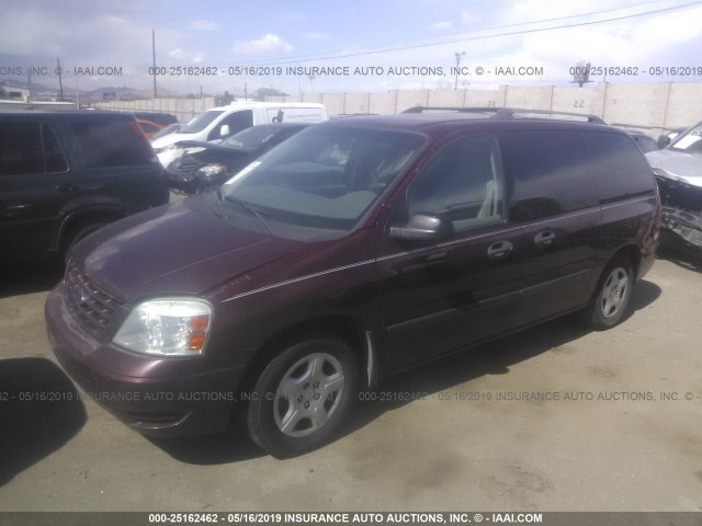 2FMZA51237BA28364 - 2007 FORD FREESTAR SE RED photo 2