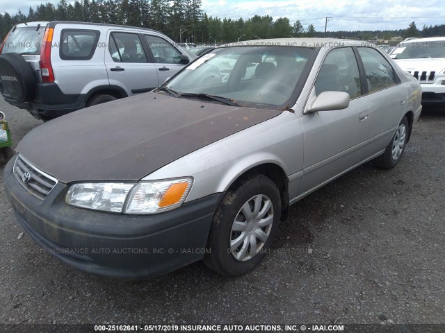 4T1BG22K41U833353 - 2001 TOYOTA CAMRY CE/LE/XLE SILVER photo 2