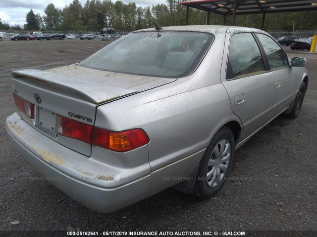 4T1BG22K41U833353 - 2001 TOYOTA CAMRY CE/LE/XLE SILVER photo 4