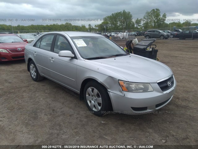 KMHET46C16A105943 - 2006 HYUNDAI SONATA GL SILVER photo 1