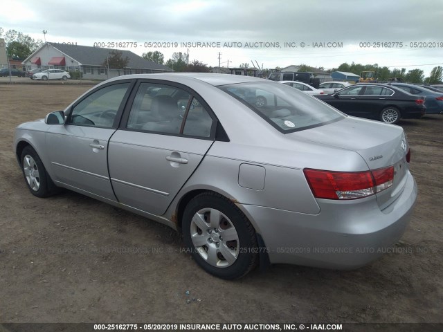 KMHET46C16A105943 - 2006 HYUNDAI SONATA GL SILVER photo 3