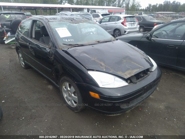 3FAFP31351R132727 - 2001 FORD FOCUS ZX3 BLACK photo 1